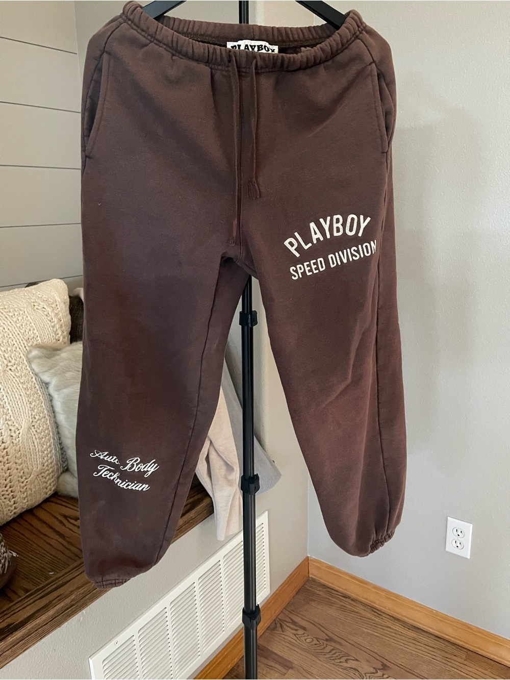 PLAYBOY Brown 'Speed Division' Women’s  Sweatpants
